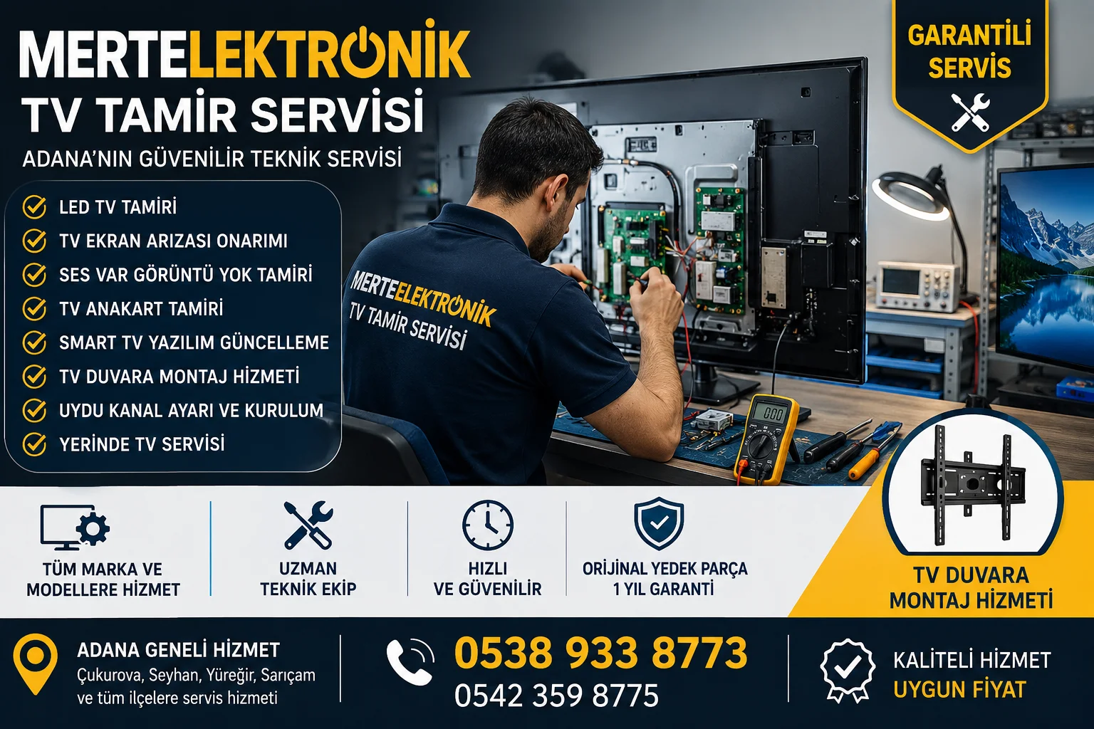 Adana Seg Tv Tamircisi -Tv montajı  Tv servisi