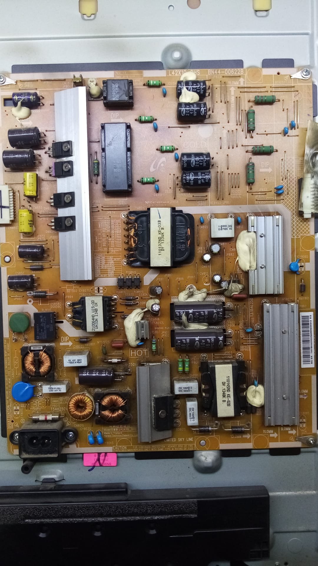 SAMSUNG, UE40F6470 BN44-00622B L42X10 DHS BESLEME KARTI