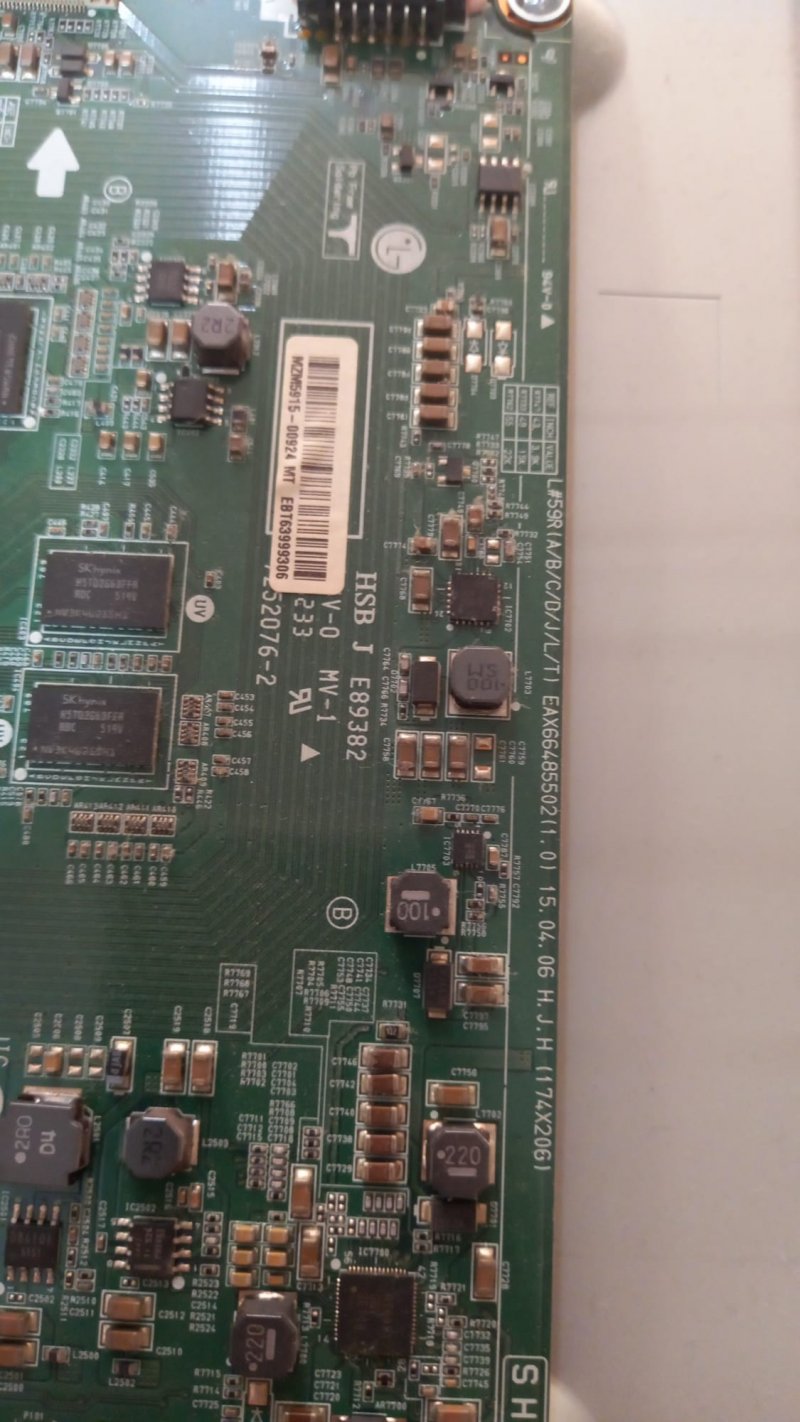 EAX66485502 (1.0) , EBT63999306, LG 49UF6407 MAİNBOARD ANAKART
