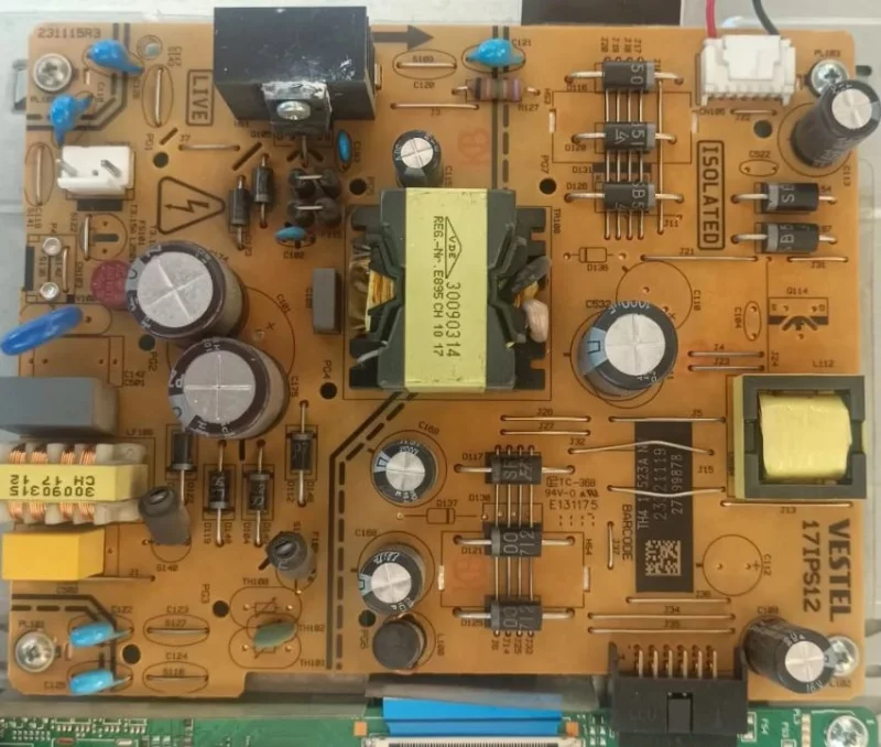 17IPS12, 23321119, 27901630 VESTEL 48FD7300 POWER BESLEME