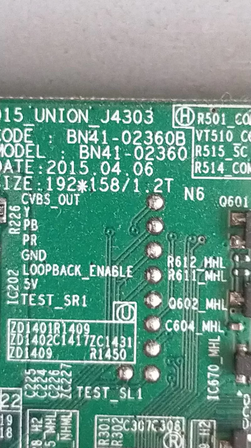 Bn41-02360B , Bn94-08318F Samsung 32J5373 Main Board Anakart 