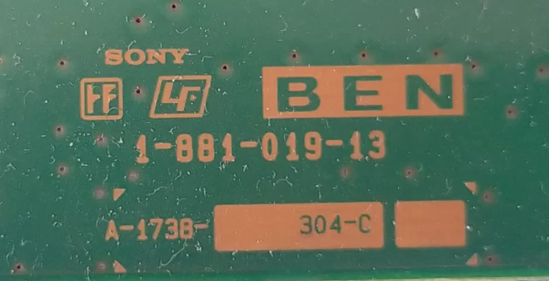 1-881-019-13 Sony KDL-32BX300 Main Board Anakart