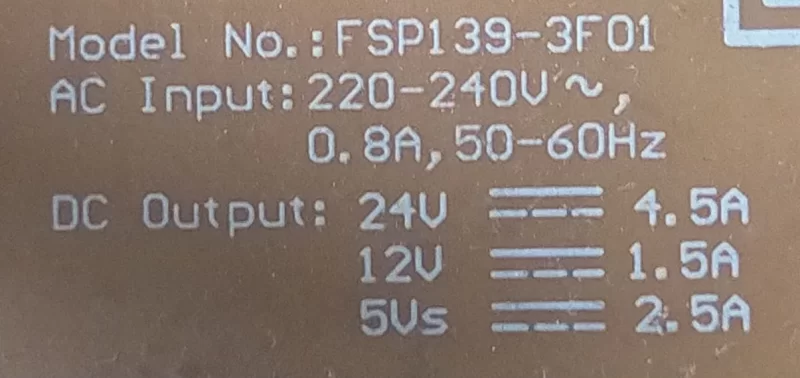 FSP139-3F01 Arçelik 82507B Power Board Besleme