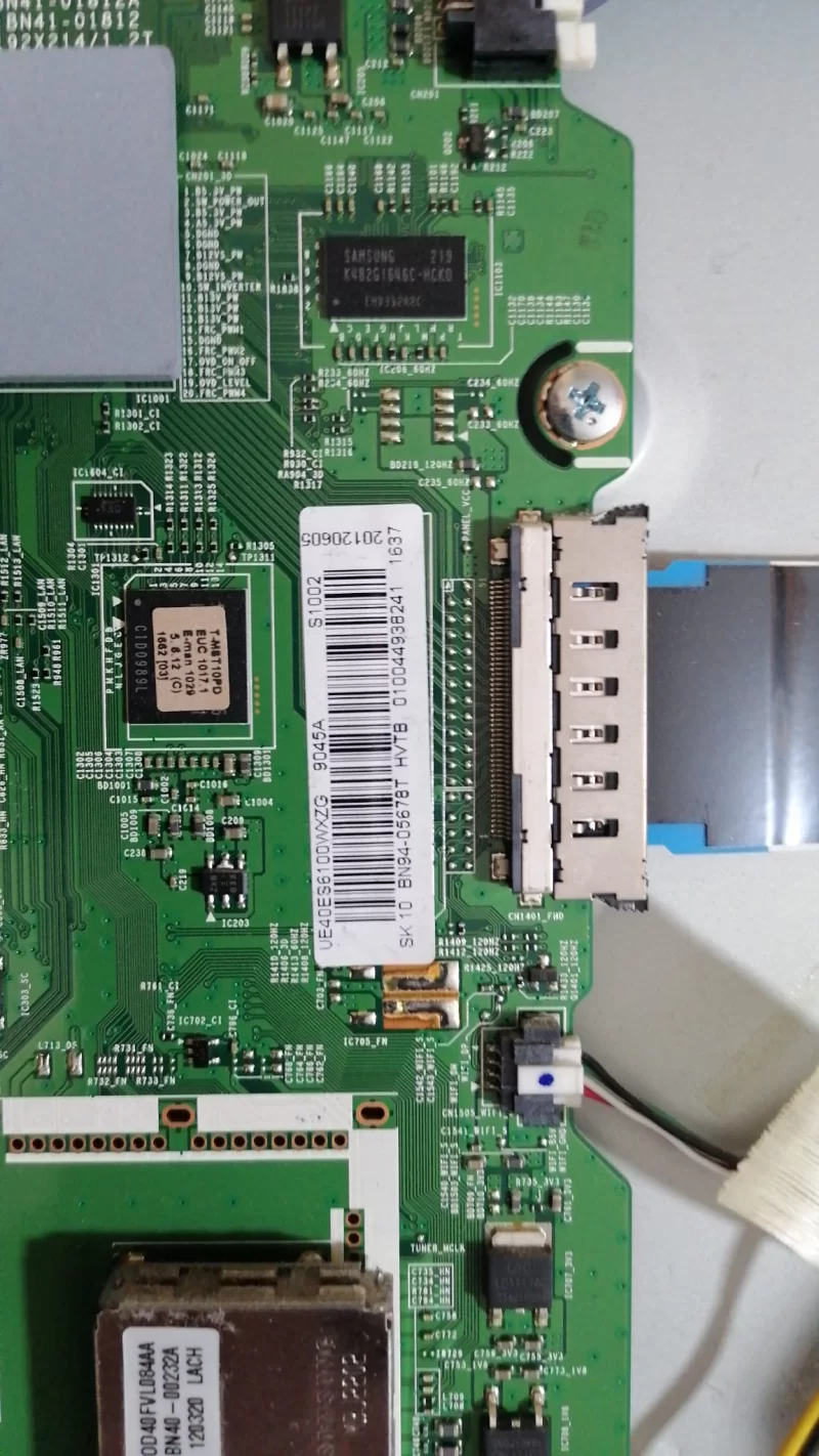 BN94-05678T, BN41-01812A, SAMSUNG UE40ES6140 MAİNBOARD ANAKART