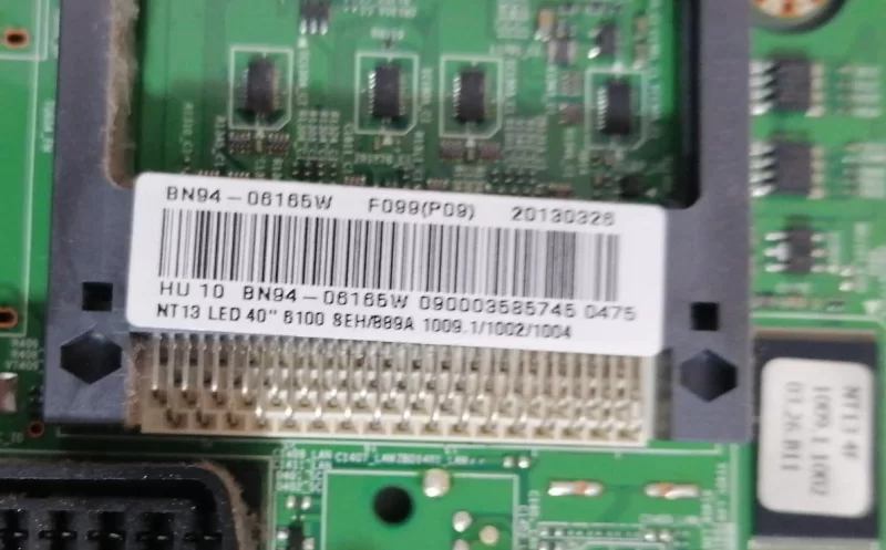 BN41-01954A, BN94-06165W, SAMSUNG UE40F6100 MAİNBOARD ANAKART