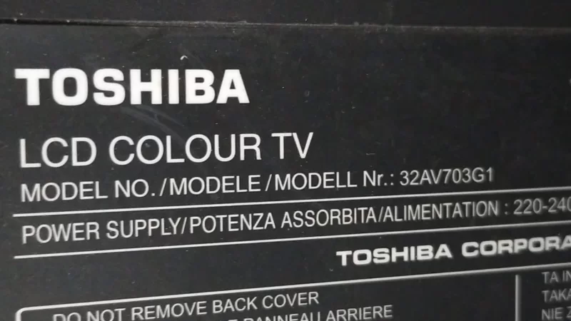 08E1-06R1000 , Toshiba 32AV703G1 Kumanda Gözü IR