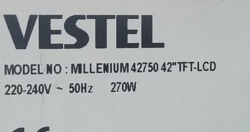 17LD48-3 Vestel MLLENİUM 42750 Kumanda Gözü IR