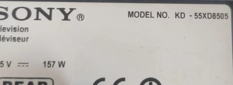 1-859-138-11 Sony 55XD8505 Hoparlör Ses Sistemi