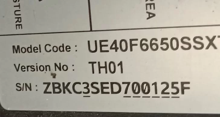 Bn96-24278n Samsung Ue40f6650ssxt  Lvds Kablo