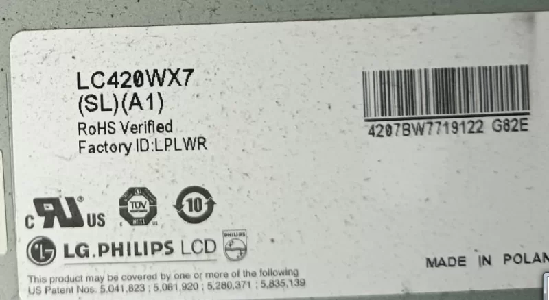 17px01e-1, 20368169 , Vestel 42 İnç T-Con Board