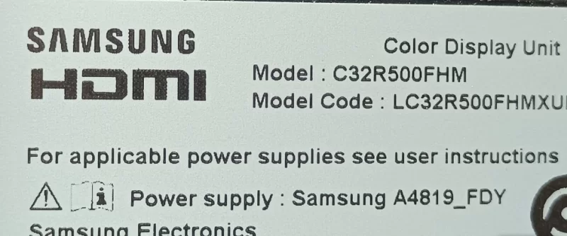 Bn81-18579a, Samsung Cr32r500fhm Lvds Kablosu