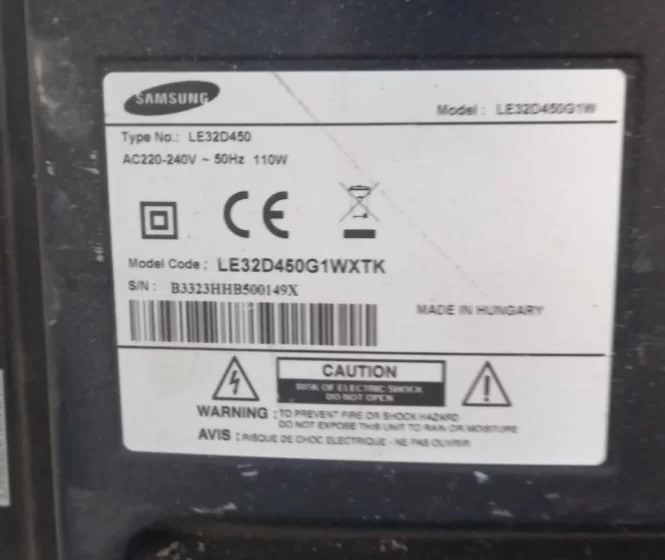 Bn96-12469q, Samsung Le32d450 Lvds Kablosu