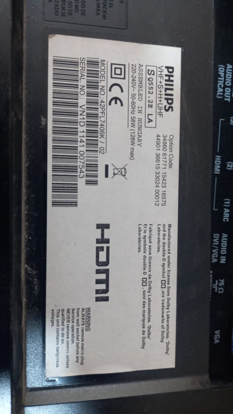 Philips 55PFL7606 , 42PFL7606 , 42PFL7406 Mainboard Anakart