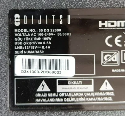 Ctx9352cb2a, St4951d01-1, Dijitsu 50 Dg 2200 Tcon Board