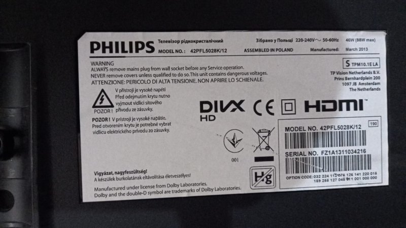 715G5766-R01-000-004S , PHILIPS , 42PFL5008K/12 , IR , GÖZ , SENSÖR