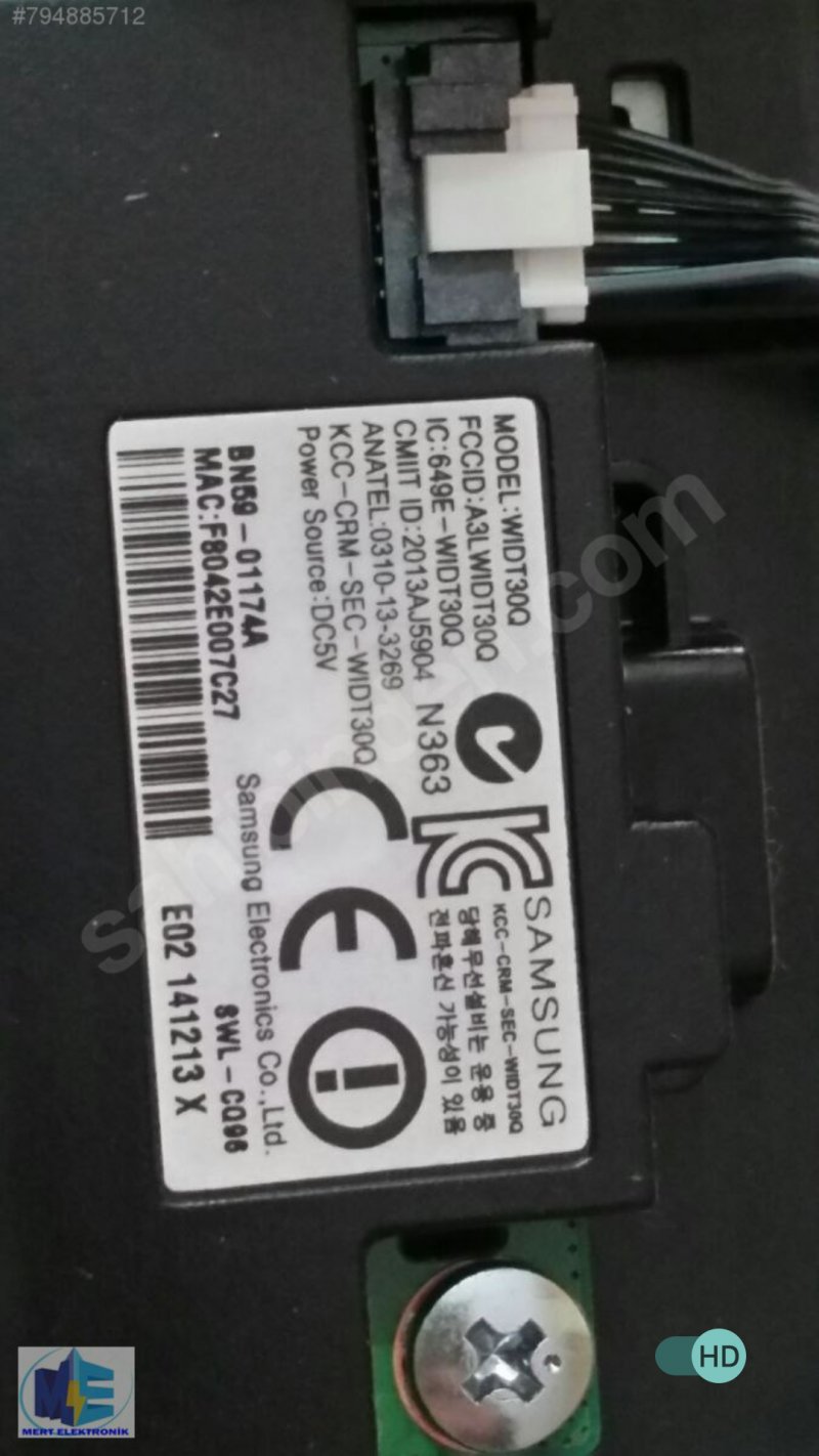 BN59-01174A, WIDT30Q, WIFI MODÜLÜ ful takim