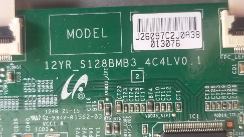 12YR_S128BMB3_4C4LV0.1 , Vestel 40PF7014 T-con Board 