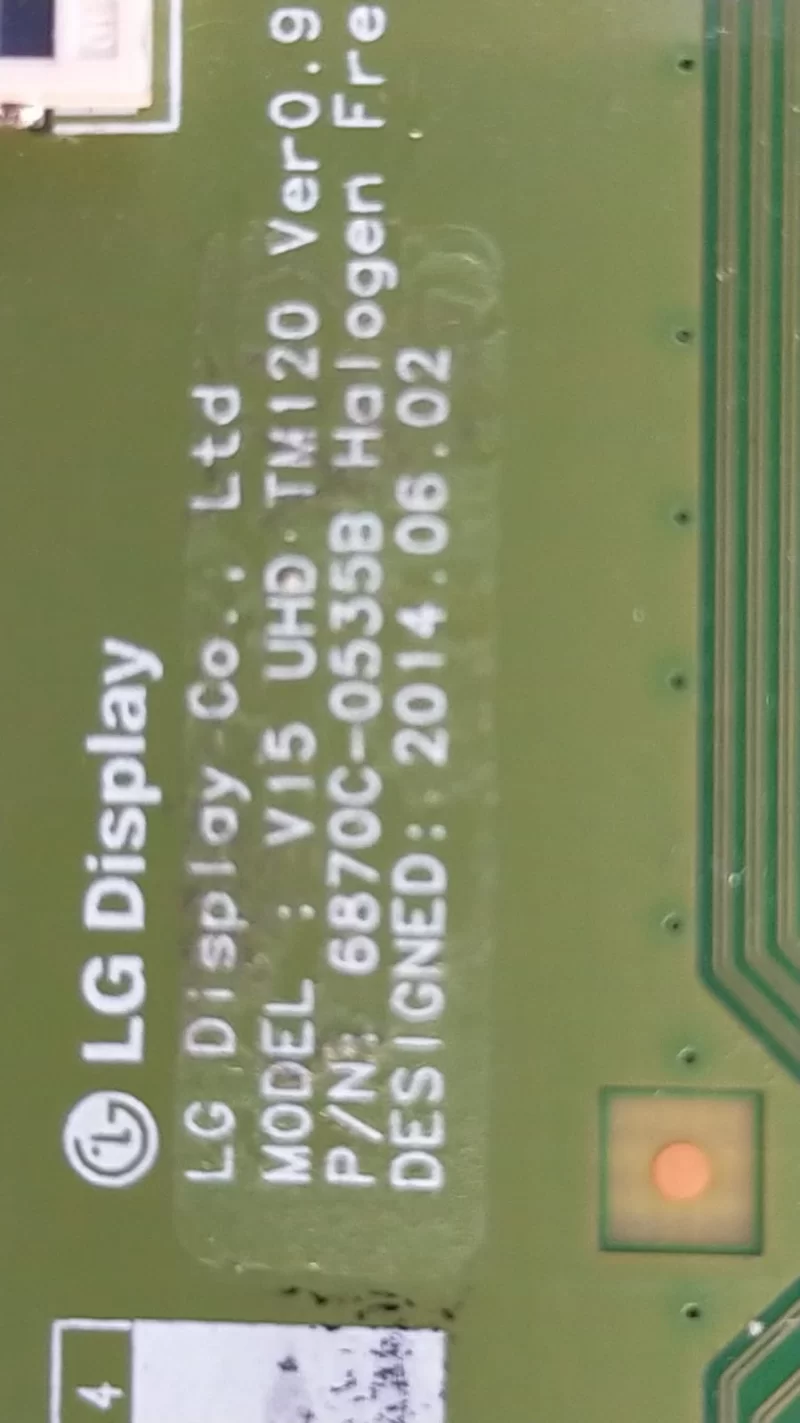 6870C-0535B , Vestel 49UB8300 T-con Board 