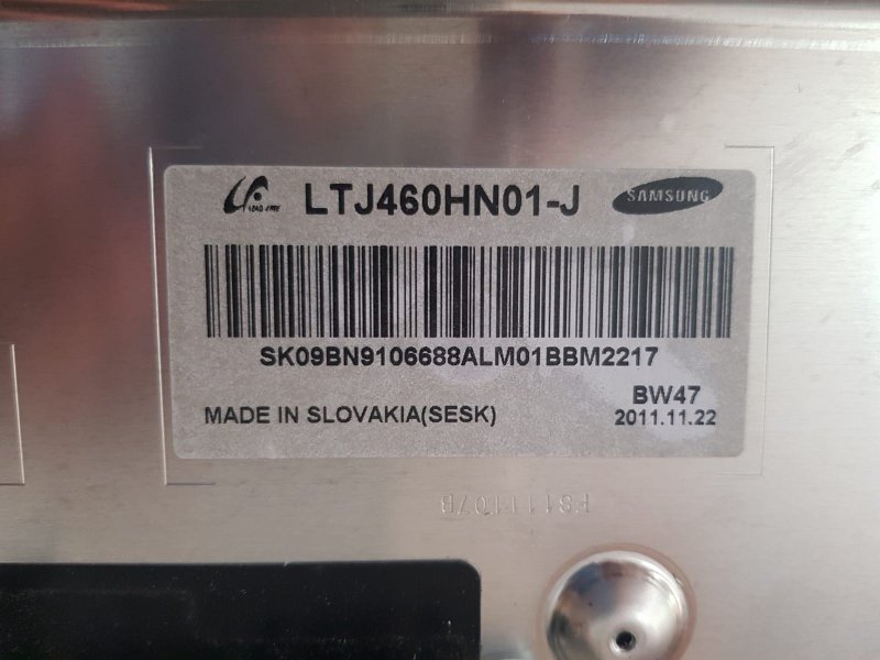 Samsung  Ue46D5000, Ue46D5500, Ue46D6000  LTJ460HN01-J Led Bar.
