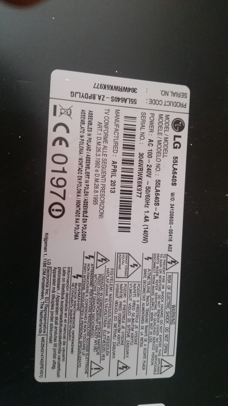 lg 55la640s .6870C-0444A, LC470DUE-SFR1_CONTROL, Ver1.0, T-con 