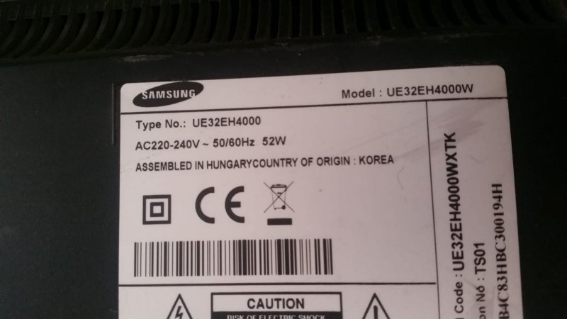  SAMSUNG UE32EH4000,BN96-20370C,LVDS KABLO