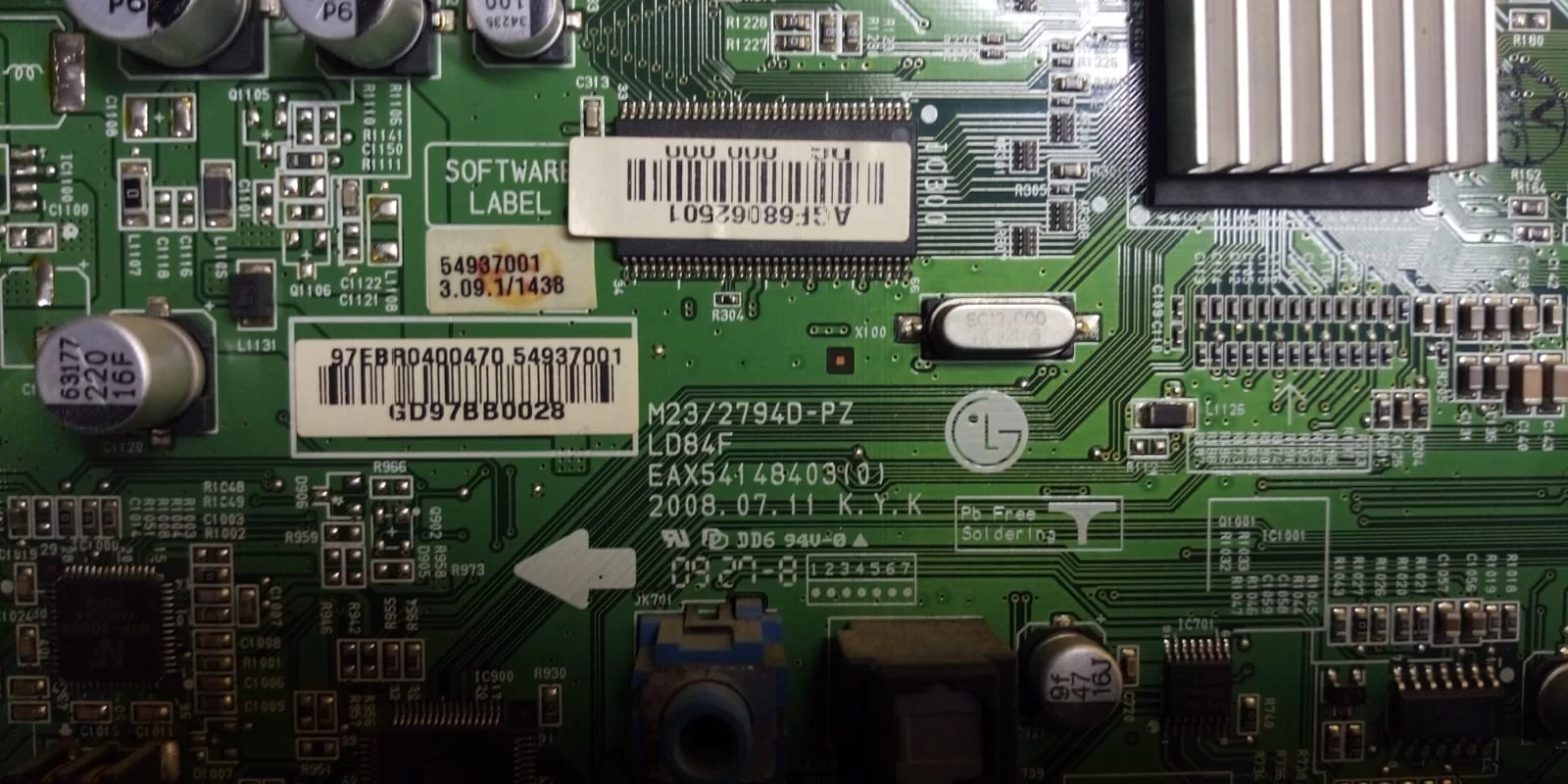 Lg Flatron M2 2794d-Pz,Eax54148403(0),Lg, Mainboard , Anakart