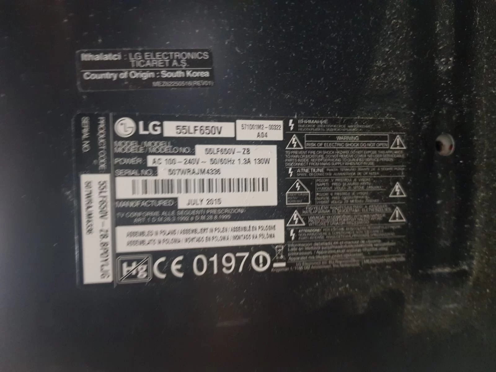 LG 55LF650V,EAB63649902,HOPARLÖR.FABRİKA ORJİNALI