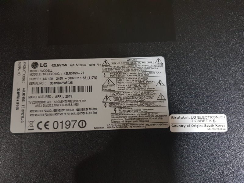 LG 42LN575S,EAB62849301,HOPARLÖR,TAKIM HALİNDE