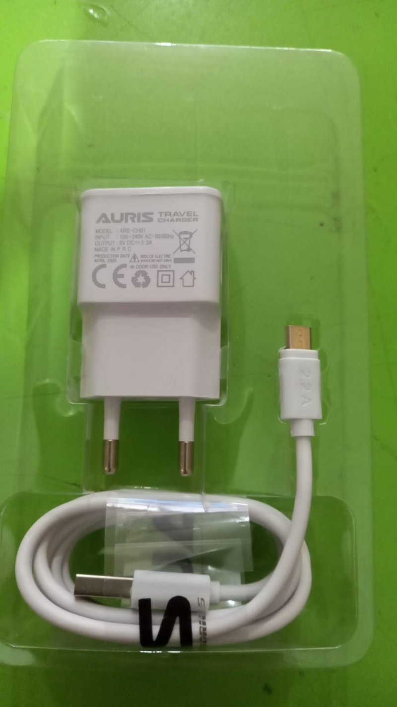 Hızlı Şarj Aleti Auris Android Başlık+Usb Kablo 2.2 Amper
