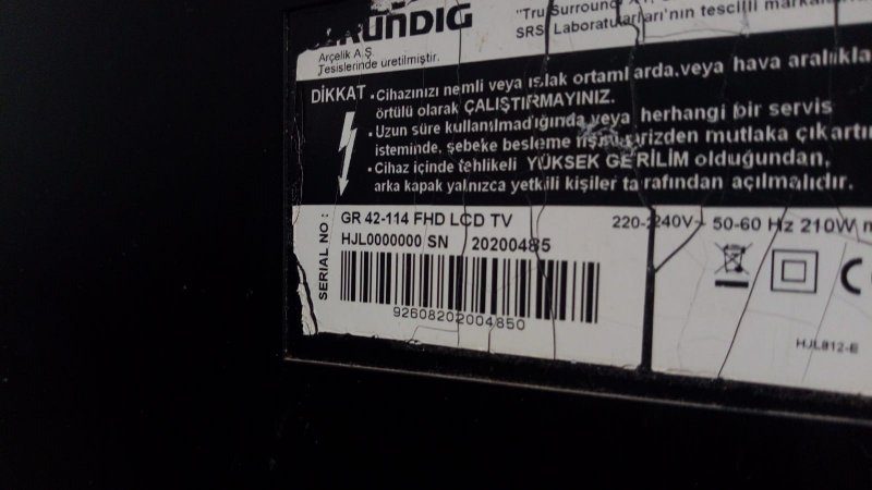 GR-42-114 POWER KARTI DPS-280RP , 2950288303 , YTG910R