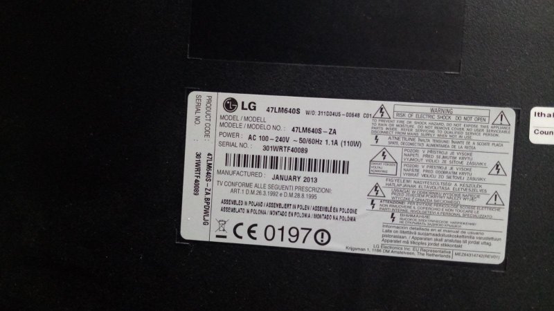 47LM640S-ZA  EAX64744204 (1.3) BESLEME KARTI