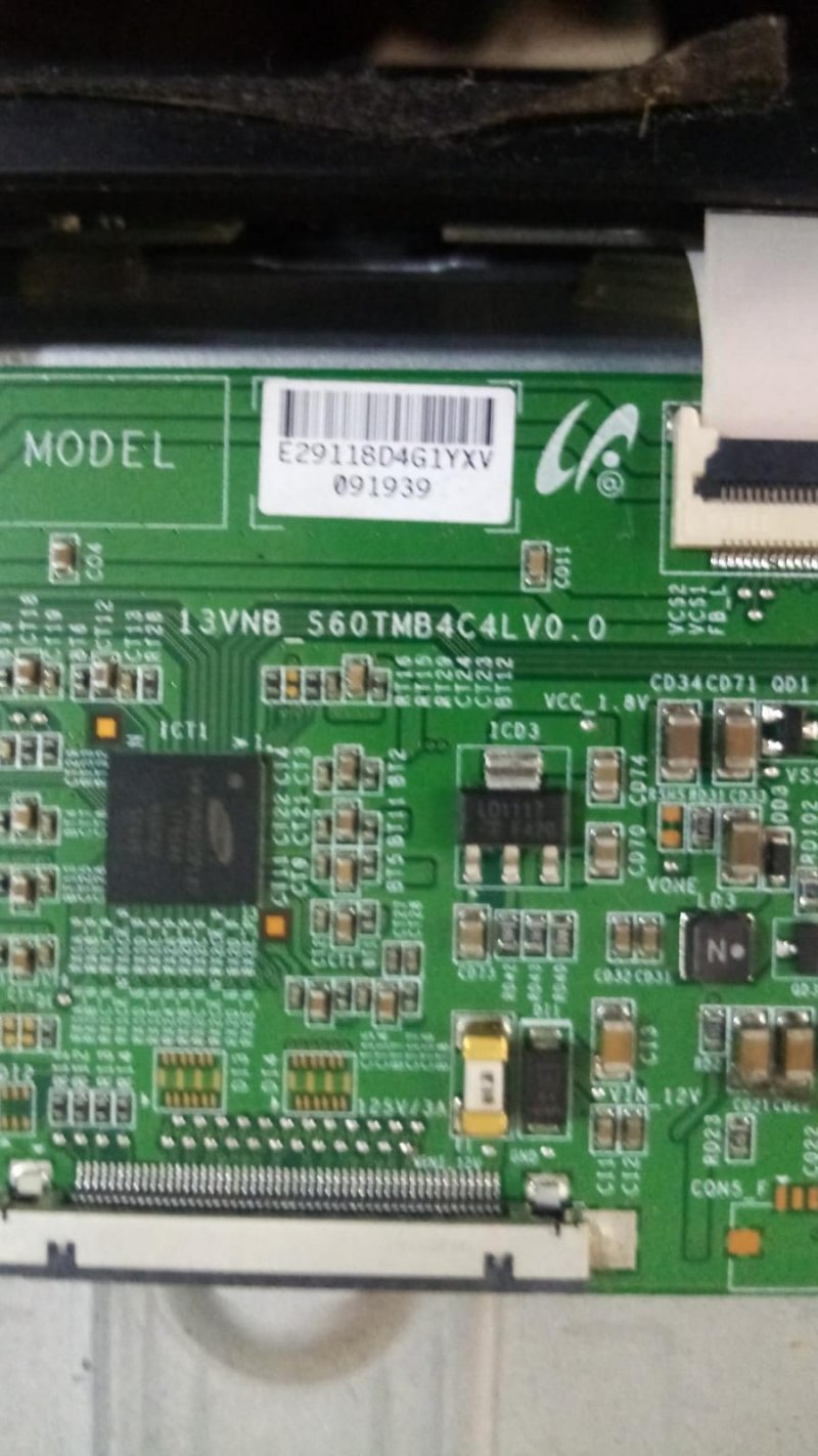 13VNB S60TMB4C4LV0.0, FİNLUX 48FX410F, T CON BOARD