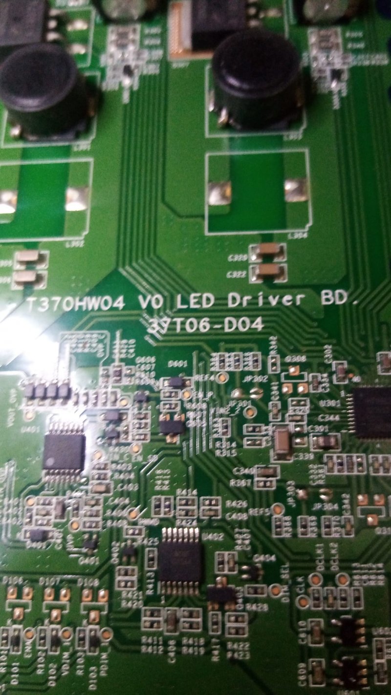 T370HW04 V0, T370HW04 V0 BD,  T315HW05 V3,UYUMLU  ARÇELİK F82-206 Led Driver