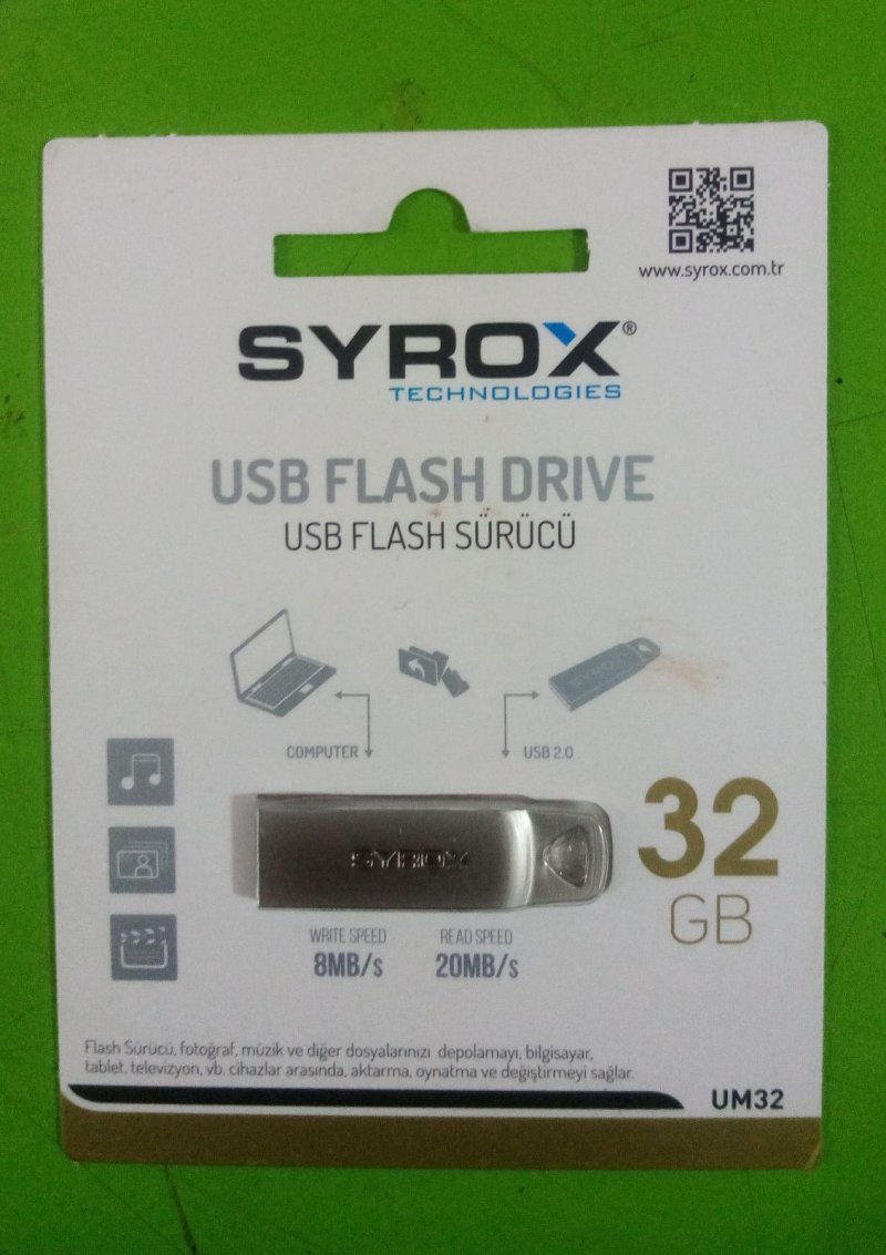 Syrox Metal 32 GB SYX-USB-32 USB Bellek