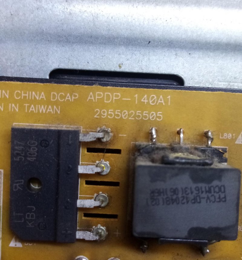 GRUNDİG 43-VLE-5537 APDP-140A1 2955025505 ZNS910R BESLEME KARTI