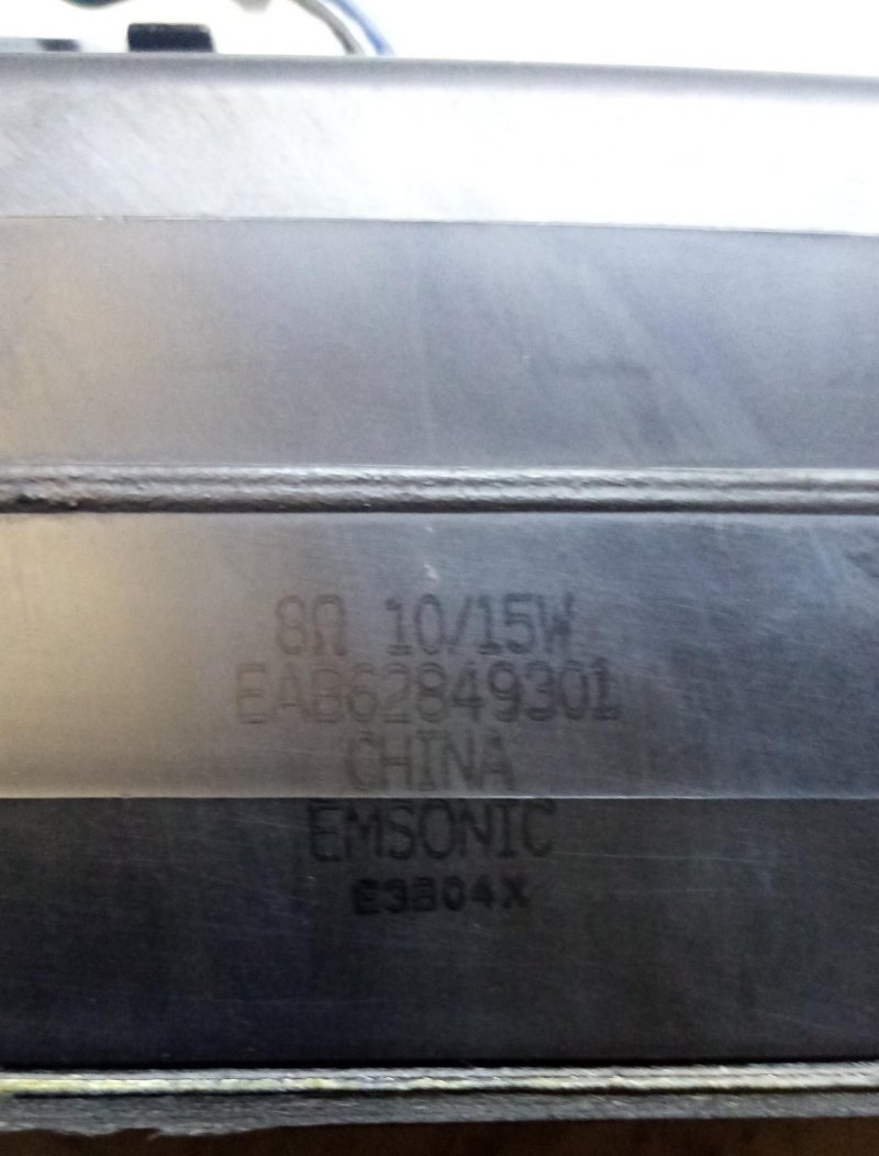 LG 42LN575S LG 60LA620S EAB62849301 DAHİLİ HOPARLOR TAKIMI