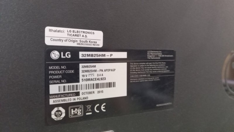 Lg 32mb25hm-P , Lg 32ln5400  Tv Ayağı , Tv Ayak