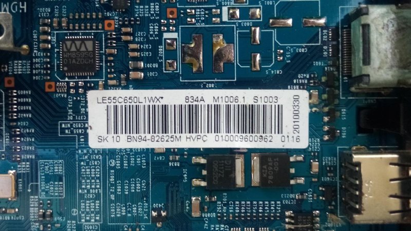 SAMSUNG LE55C650  LE40C653   LE40C530  LE40C650  ANAKART MAİNBOARD