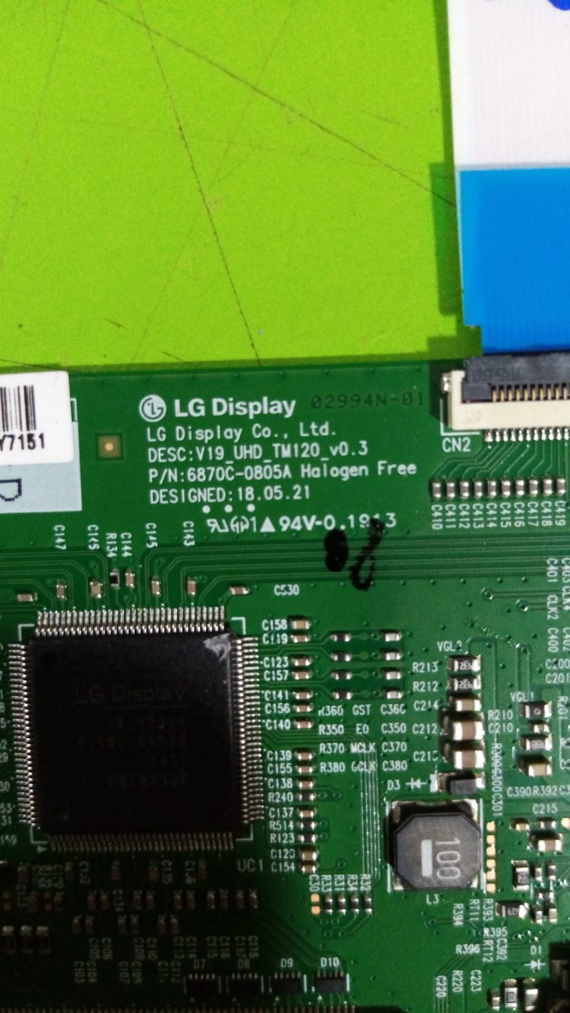 BEKO B-55-L-8850 6870C-0805A 6871L-5898 T-CON BOARD