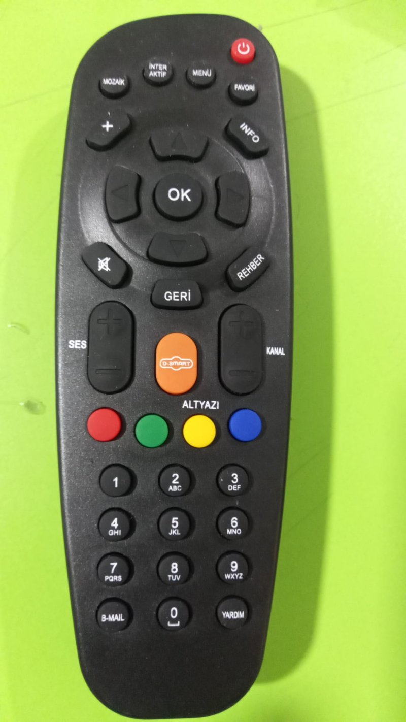 Next 9950 CIS 9900 CIS, Beko RS, D-Smart Oval RS-804  Uydu Alıcı Kumandası