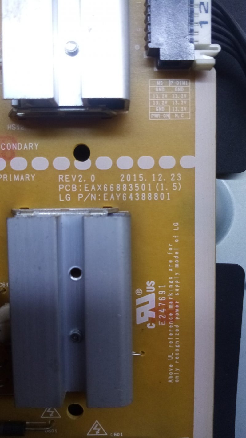 LG 43UH610V EAX66883501(1.5) EAY64388801 BESLEME KARTI