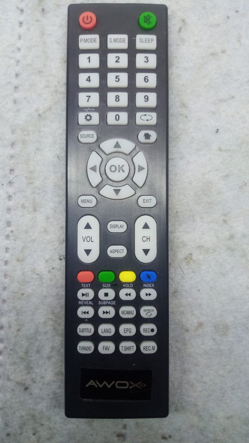 Awox 43110 plus  ORJİNAL TV KUMANDASI 2. EL