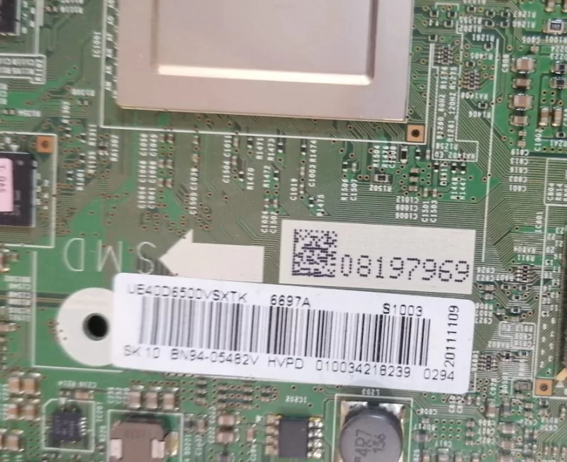 BN41-01587, BN94-05482V, SAMSUNG UE40D6500 MAİNBOARD ANAKART