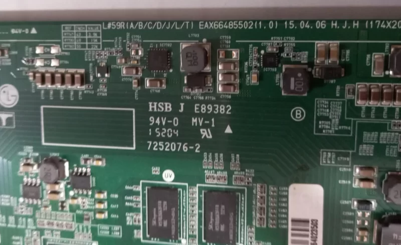 EAX66485502 (1.0), EBT64023503, LG 43UF6407 LG49UF6407 MAİNBOARD ANAKART