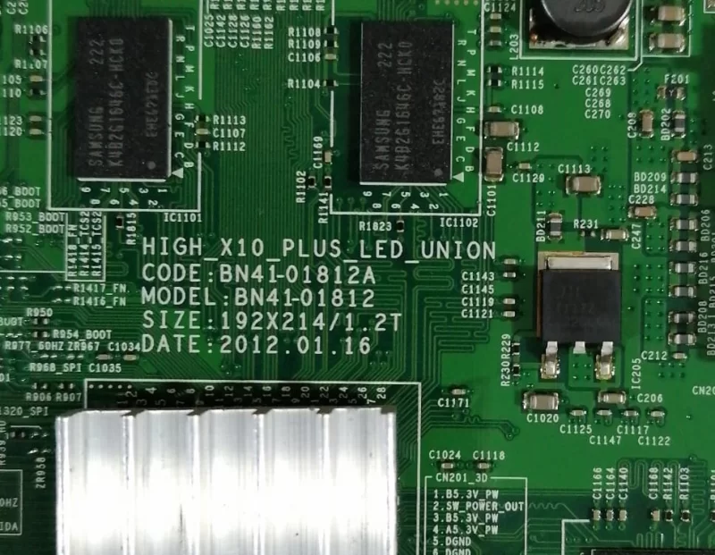 BN41-01812A, BN94-05841S, SAMSUNG UE40ES5500 MAİNBOARD ANAKART