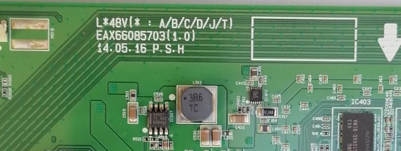 EAX66085703 (1.0) EBL61400503, LG 42UB820V MAİNBOARD ANAKART