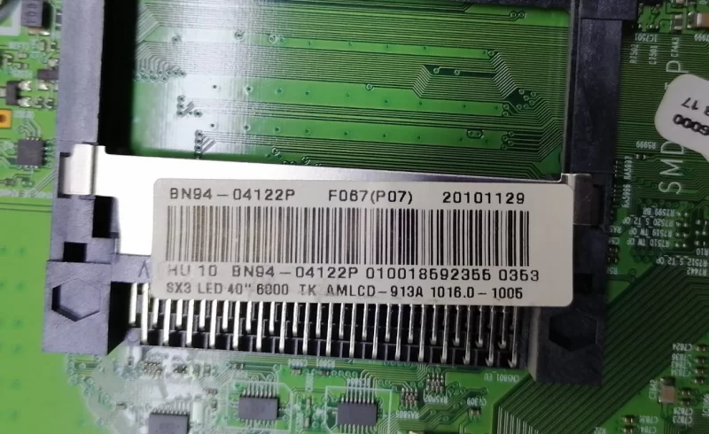 BN41-01444C, BN94-04122P, SAMSUNG UE40C6000 MAİNBOARD ANAKART