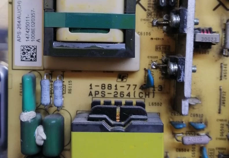 1-881-774-13, APS-264 (CH), SONY KDL 32EX711 POWER BESLEME