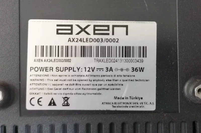 L24M-IR-DT-V1.1, AXEN AX24LED003/0002 KUMANDA GÖZÜ IR SENSÖR