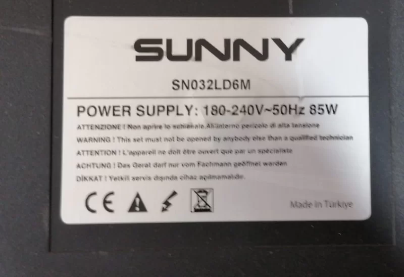 KB 6160, MS-1E198407, SUNNY SN032LD6M KUMANDA GÖZÜ SENSÖR IR